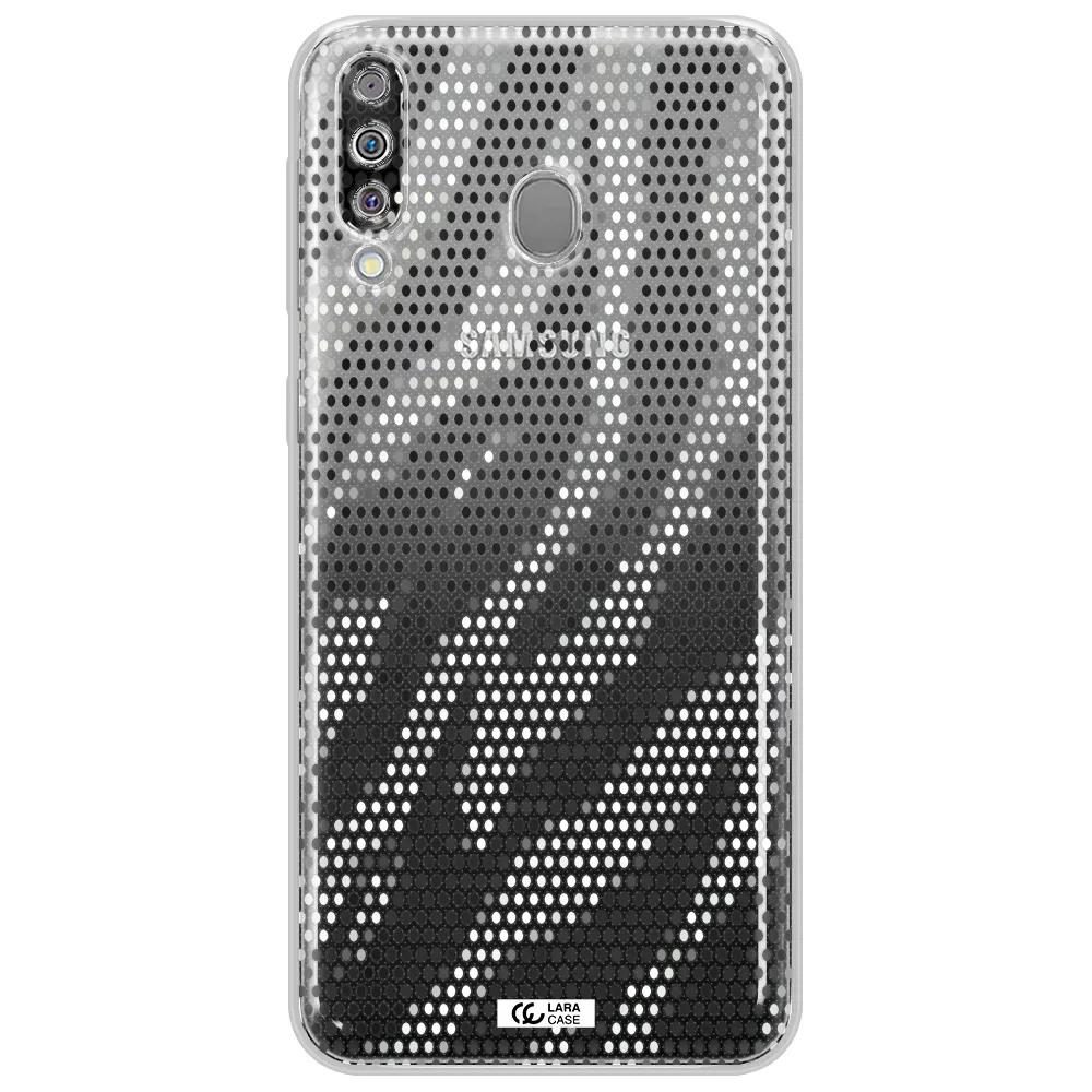 Zebra Dots Samsung M30 Clear TPU Case