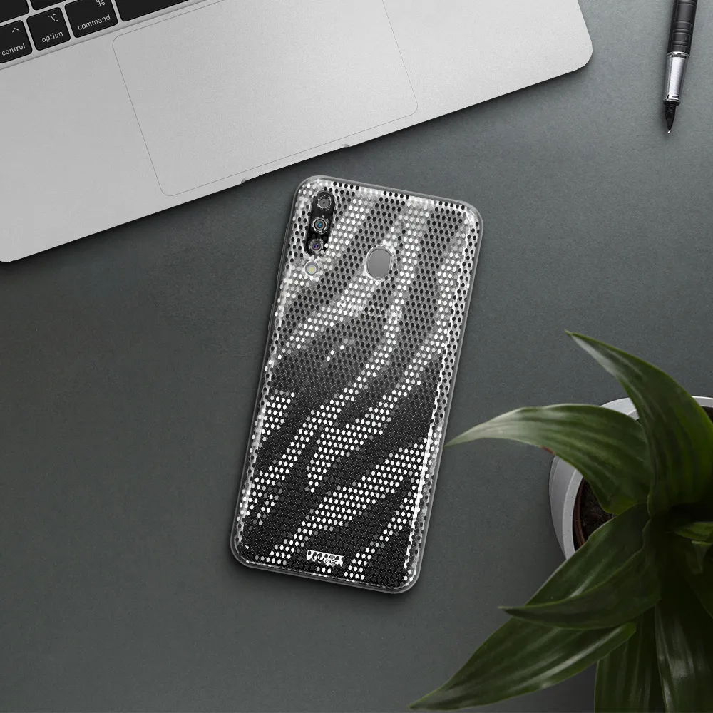 Zebra Dots Samsung M30 Clear TPU Case