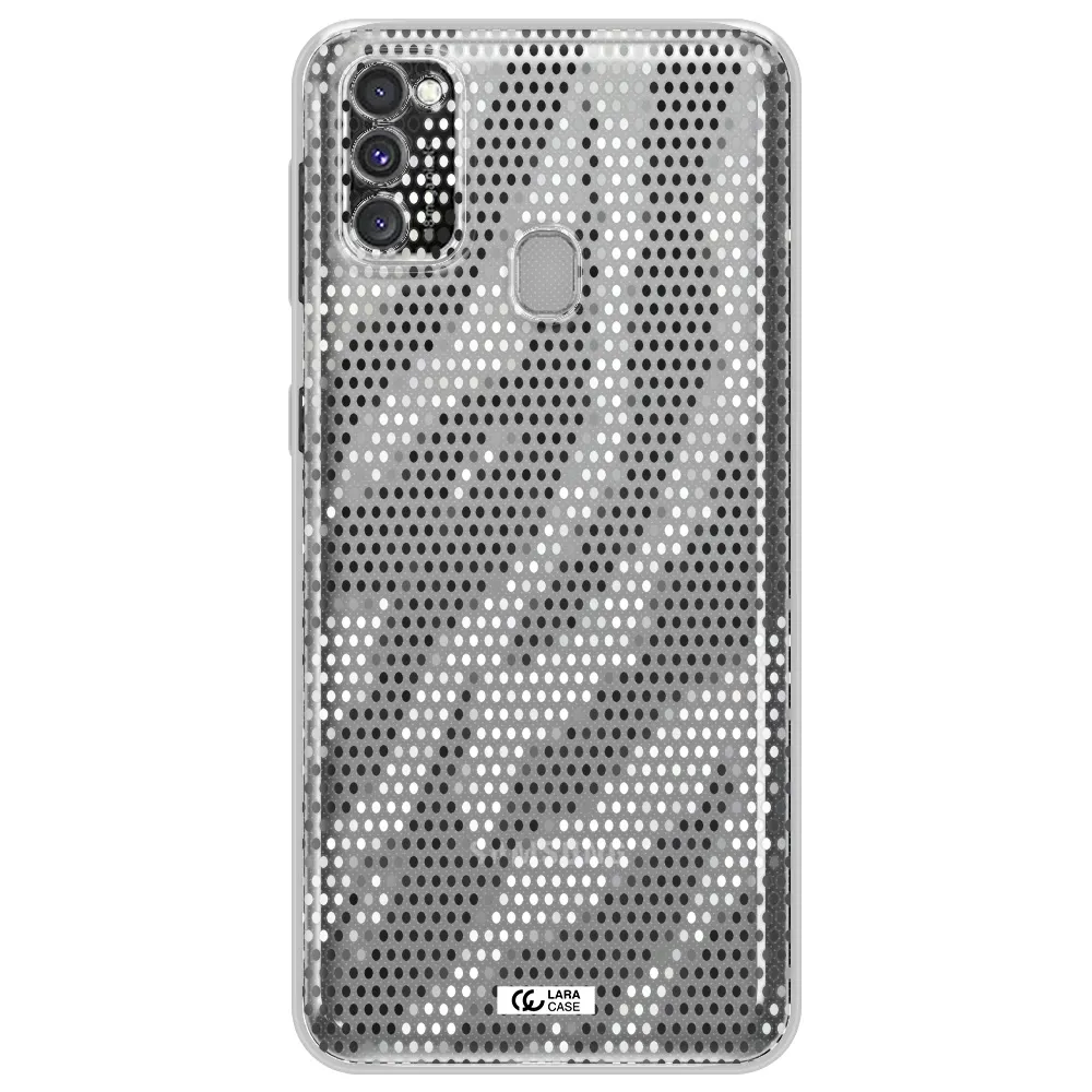 Zebra Dots Samsung M30S Clear TPU Case