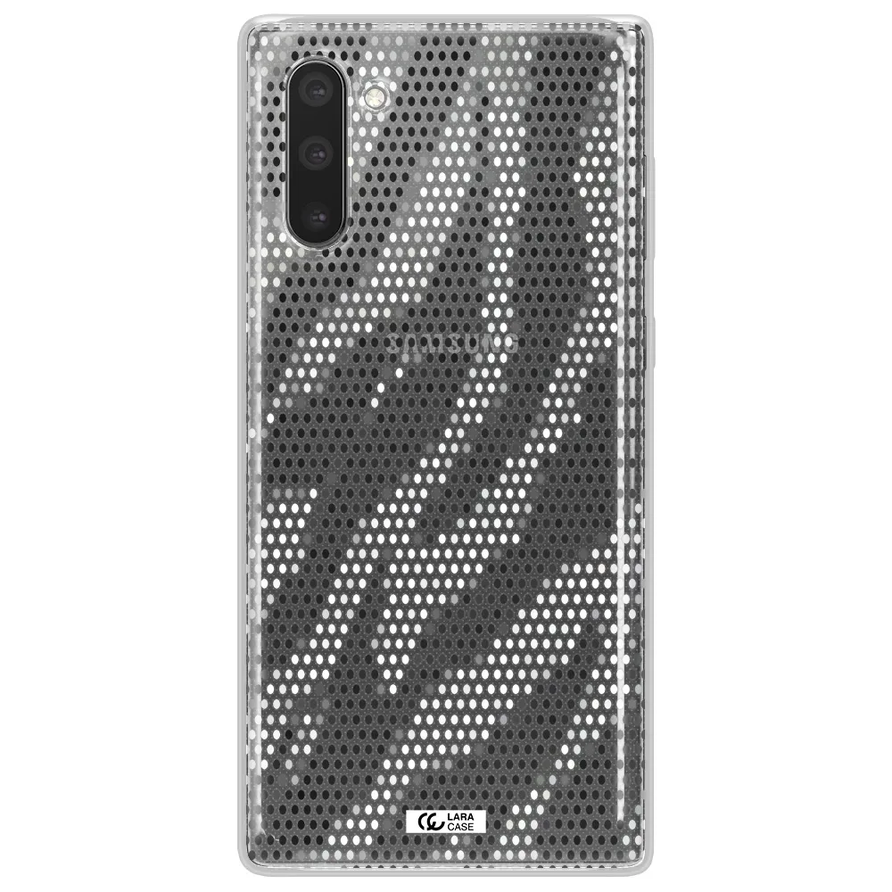 Zebra Dots Samsung Note 10 Clear TPU Case