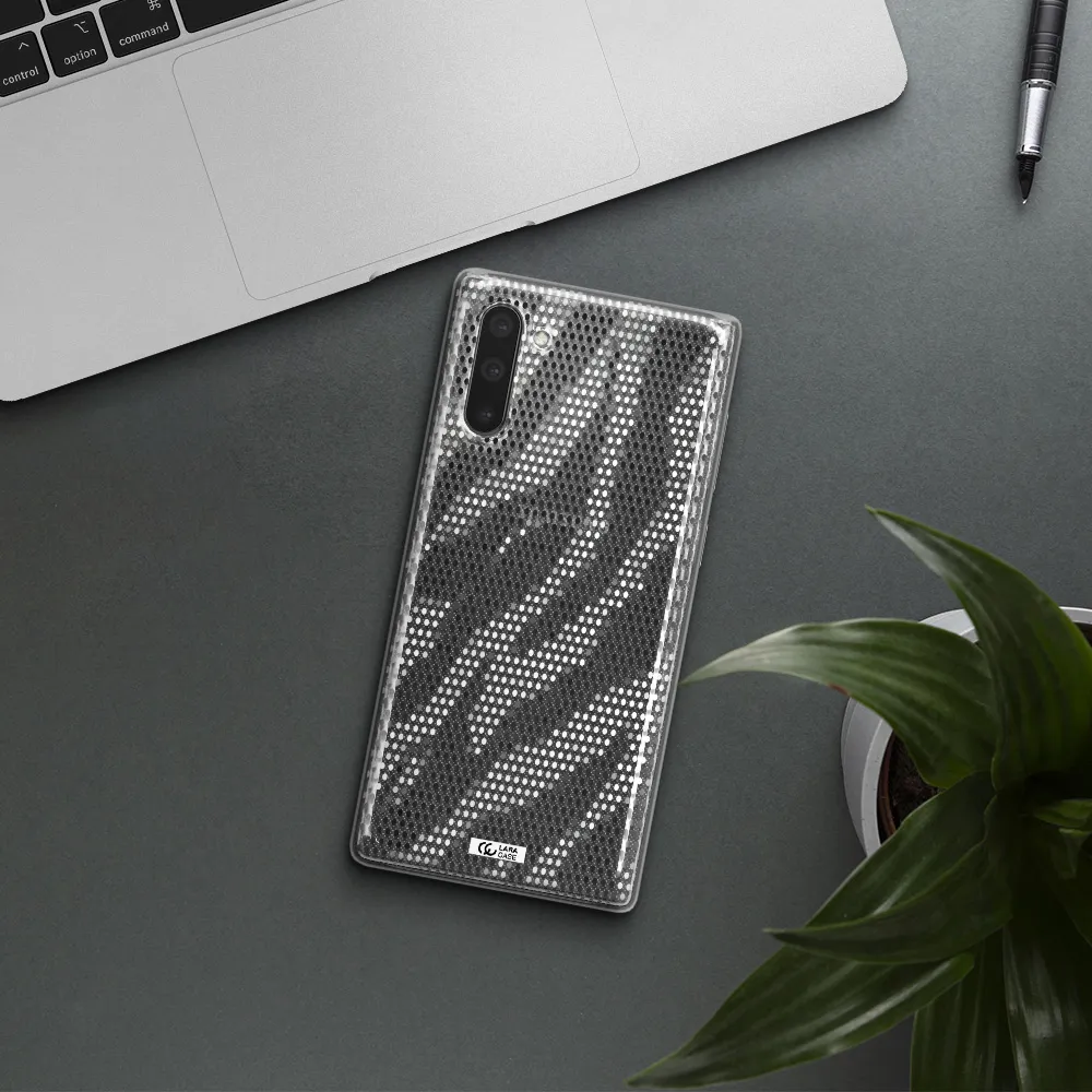 Zebra Dots Samsung Note 10 Clear TPU Case