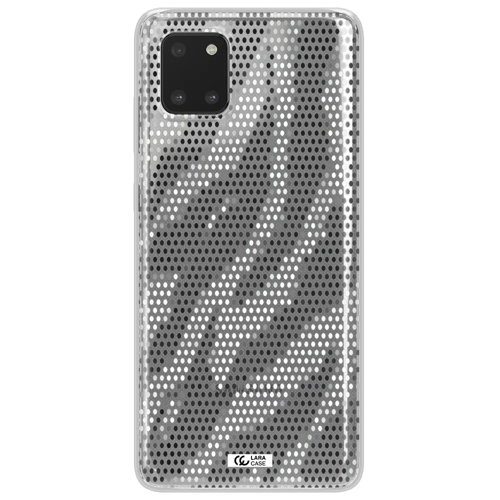 Zebra Dots Samsung Note 10 Lite Clear TPU Case