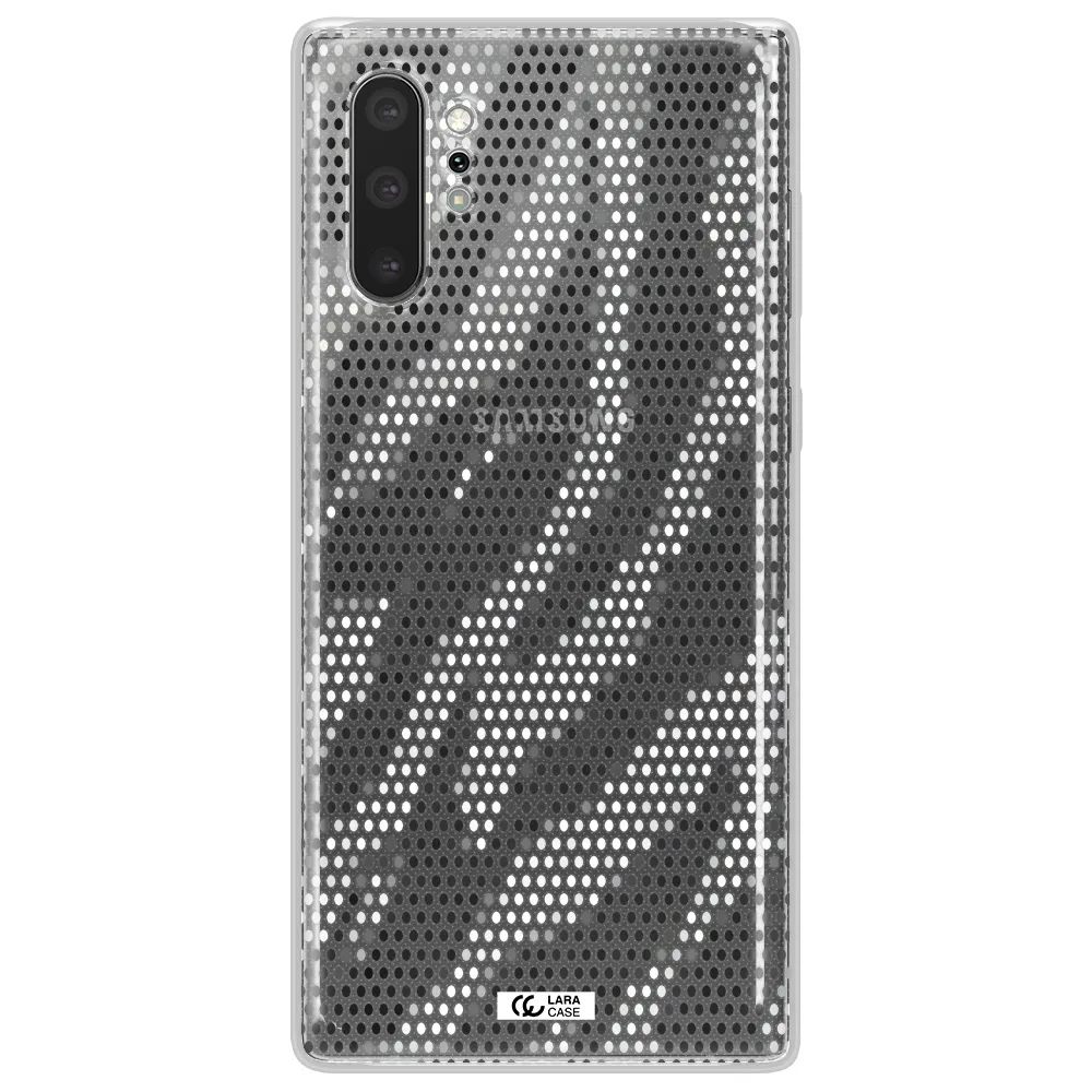 Zebra Dots Samsung Note 10 Plus Clear TPU Case