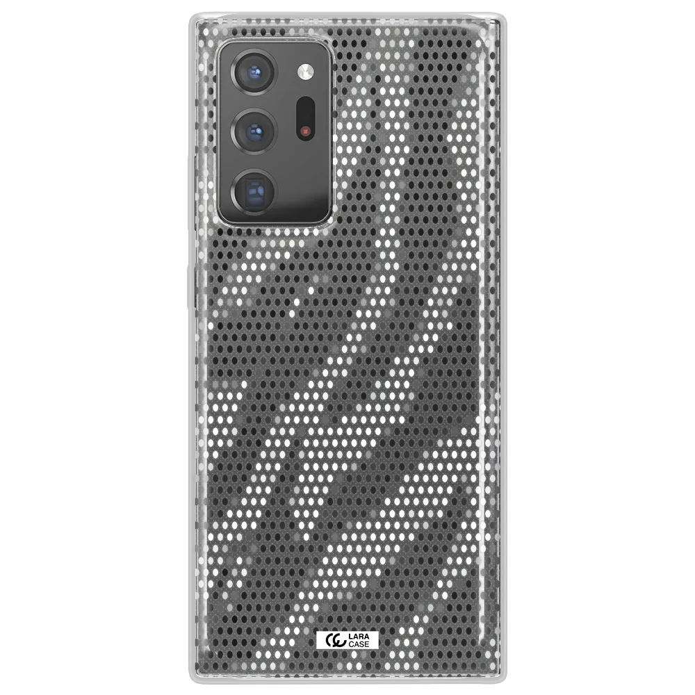 Zebra Dots Samsung Note 20 Ultra Clear TPU Case