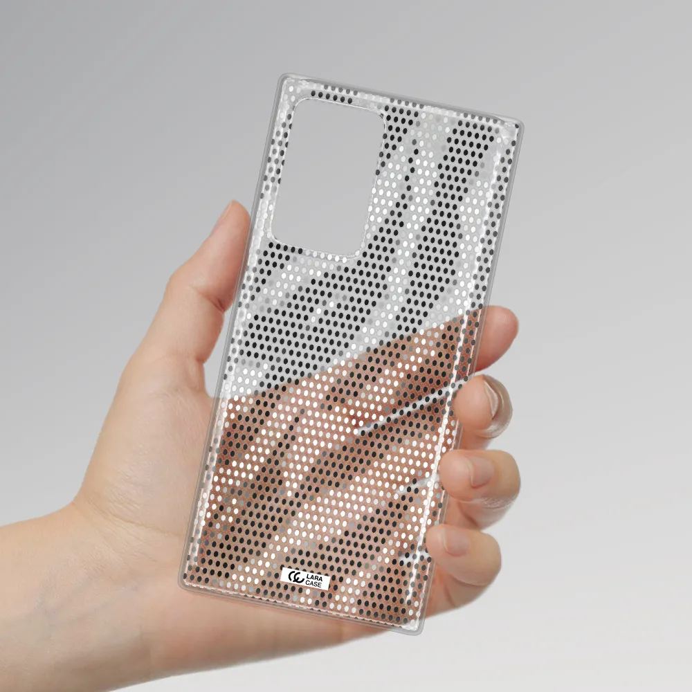 Zebra Dots Samsung Note 20 Ultra Clear TPU Case