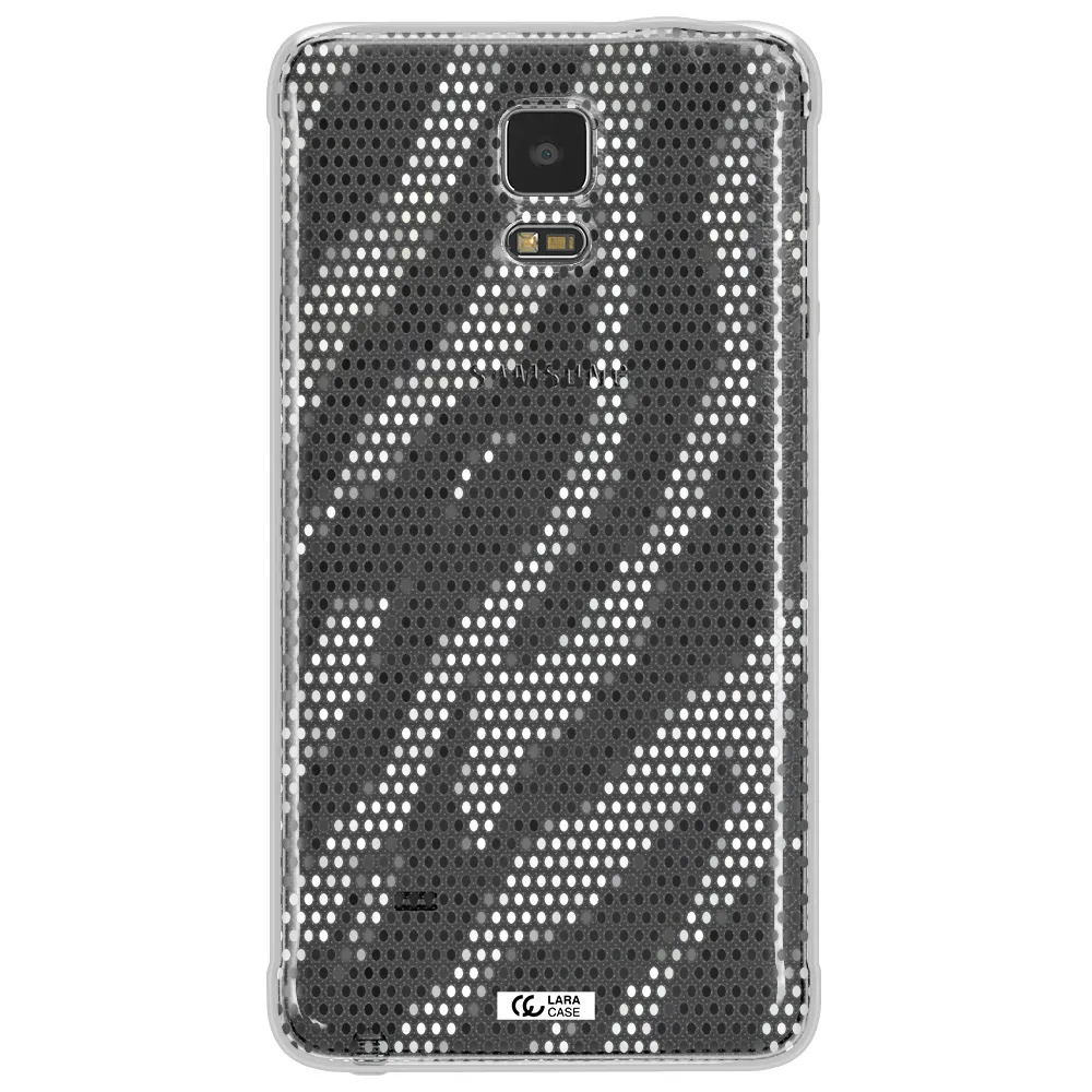 Zebra Dots Samsung Note 4 Clear TPU Case