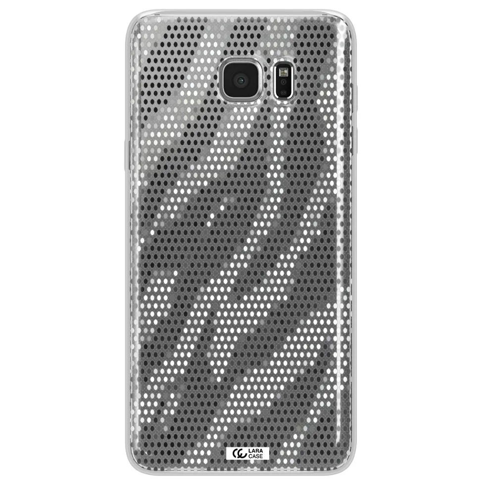 Zebra Dots Samsung Note 5 Clear TPU Case