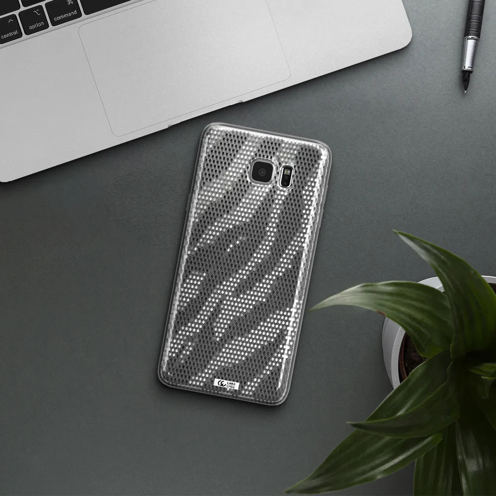 Zebra Dots Samsung Note 5 Clear TPU Case