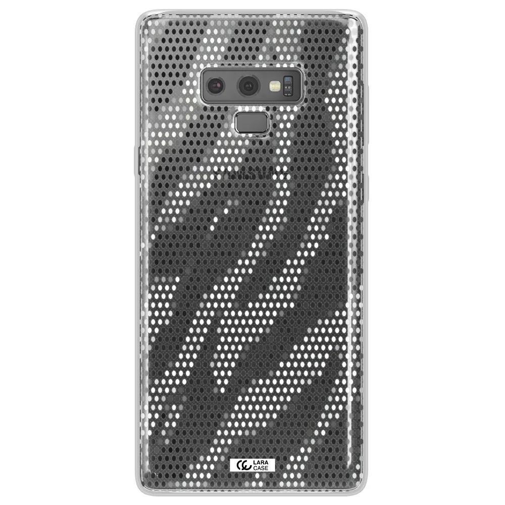 Zebra Dots Samsung Note 9 Clear TPU Case