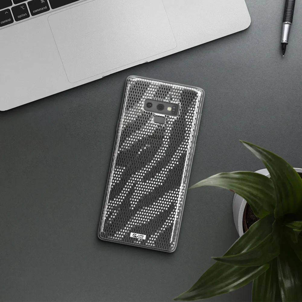 Zebra Dots Samsung Note 9 Clear TPU Case