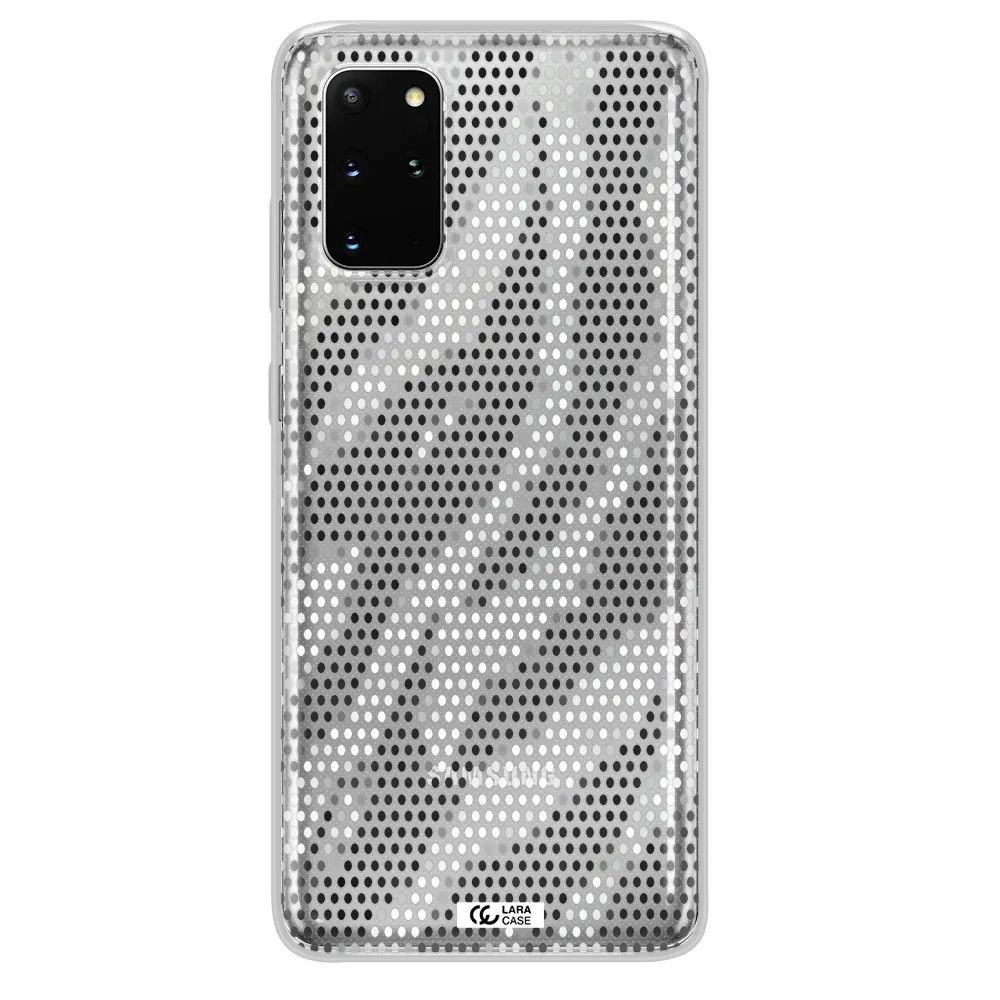 Zebra Dots Samsung S 20 Plus Clear TPU Case