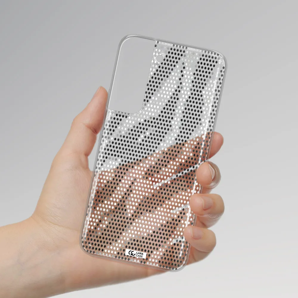 Zebra Dots Samsung S 22 Clear TPU Case