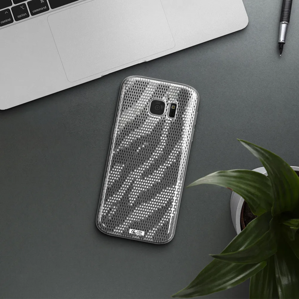 Zebra Dots Samsung S 7 Clear TPU Case