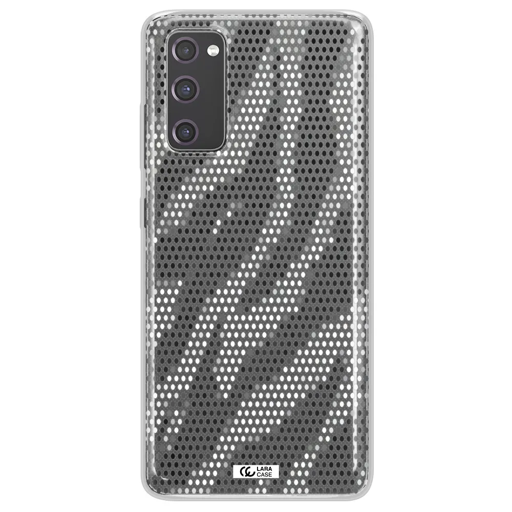 Zebra Dots Samsung S20 Fe Clear TPU Case