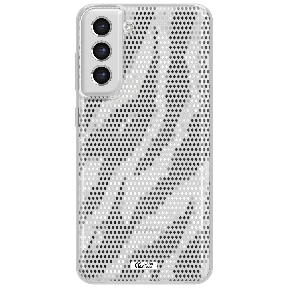 Zebra Dots Samsung S21 Fe Clear Tpu Case