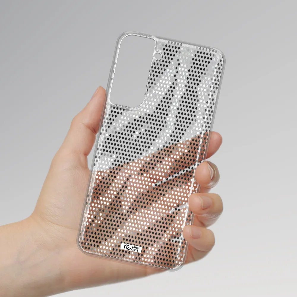 Zebra Dots Samsung S21 Fe Clear Tpu Case