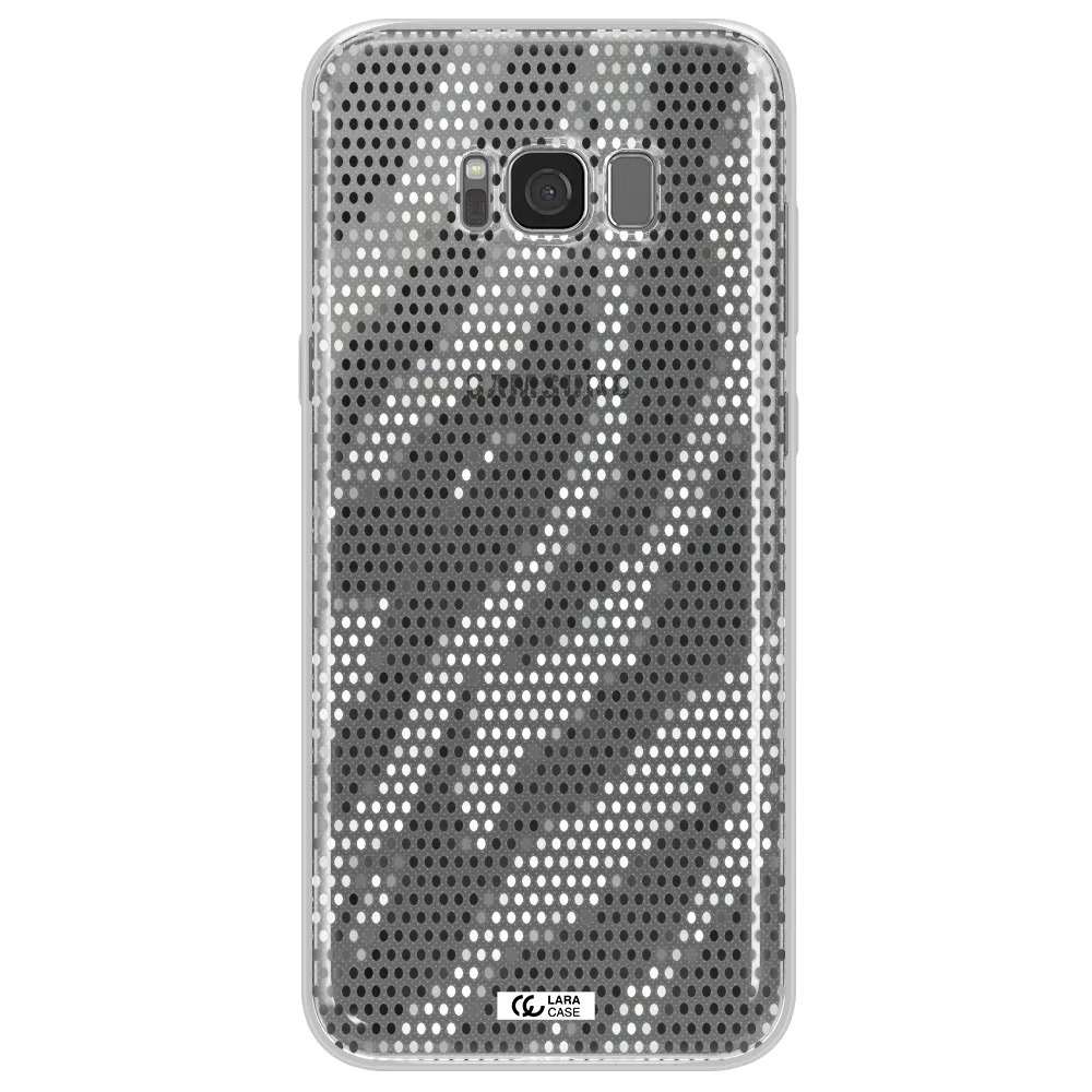 Zebra Dots Samsung S8 Plus Clear TPU Case