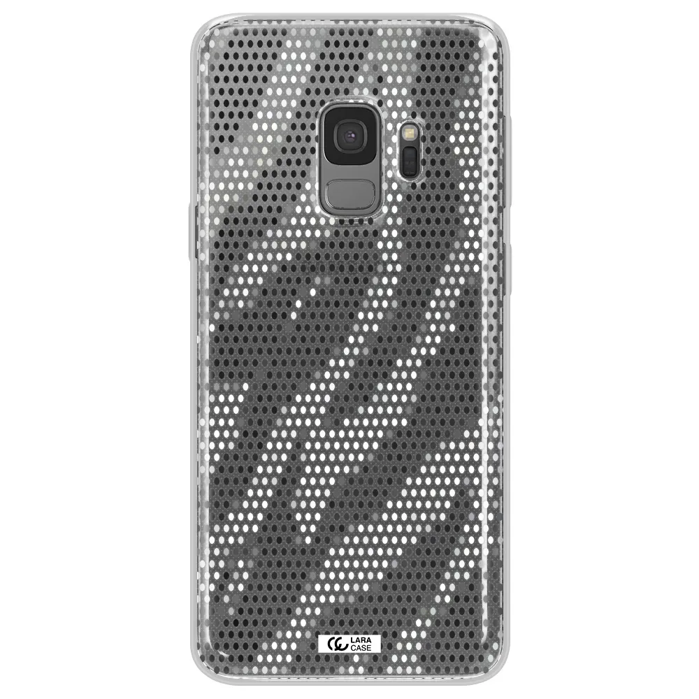 Zebra Dots Samsung S9 Clear TPU Case