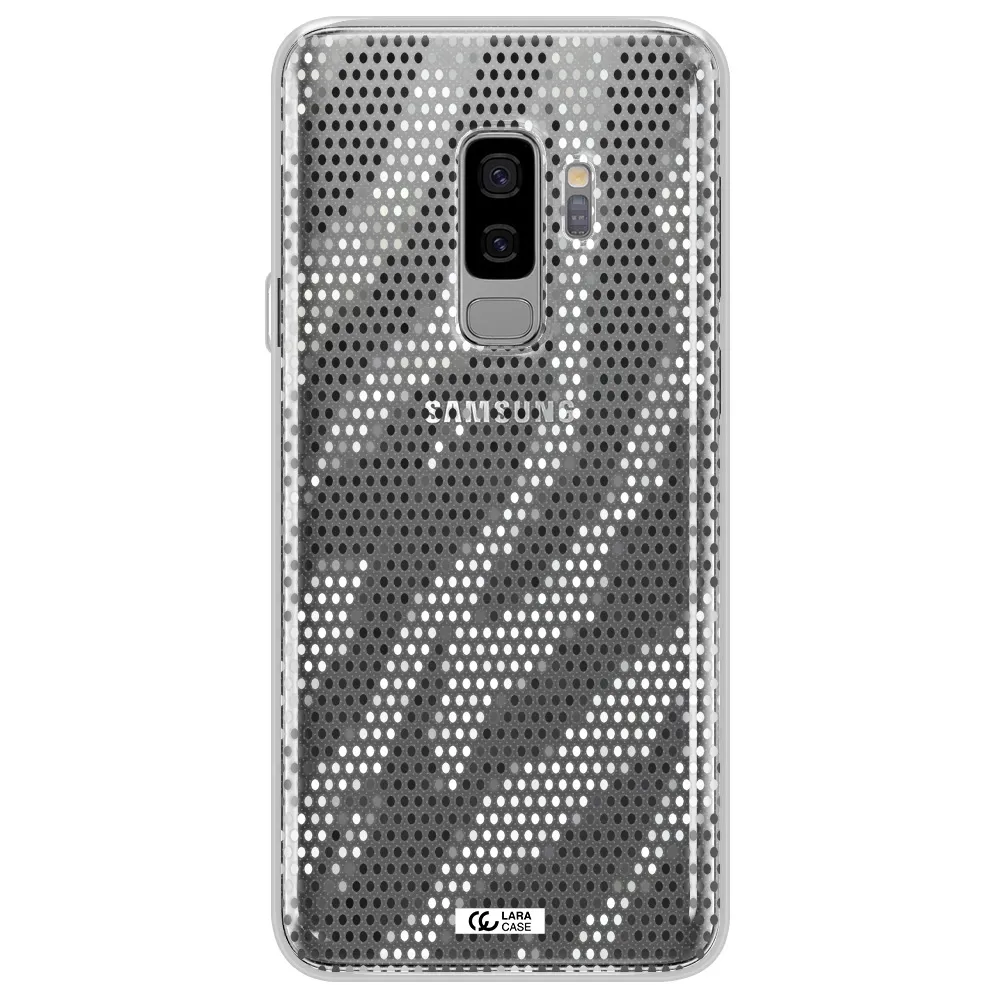 Zebra Dots Samsung S9 Plus Clear TPU Case