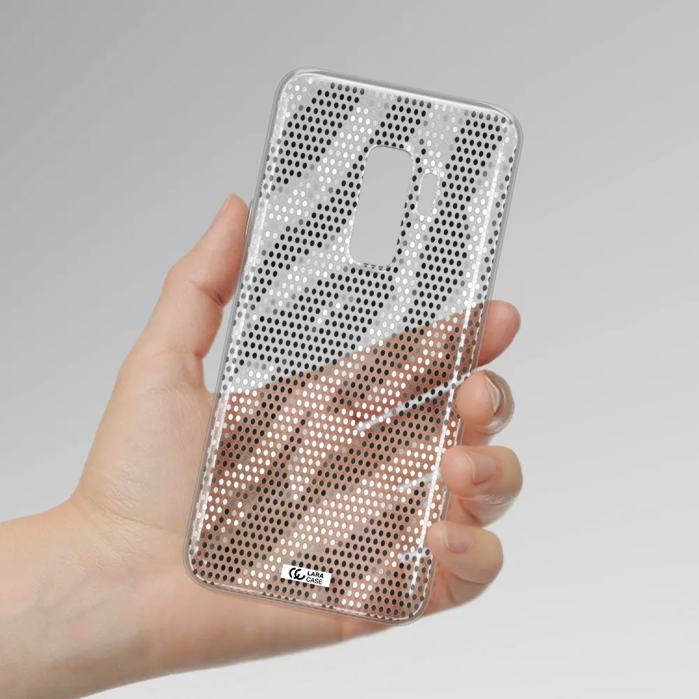 Zebra Dots Samsung S9 Plus Clear TPU Case