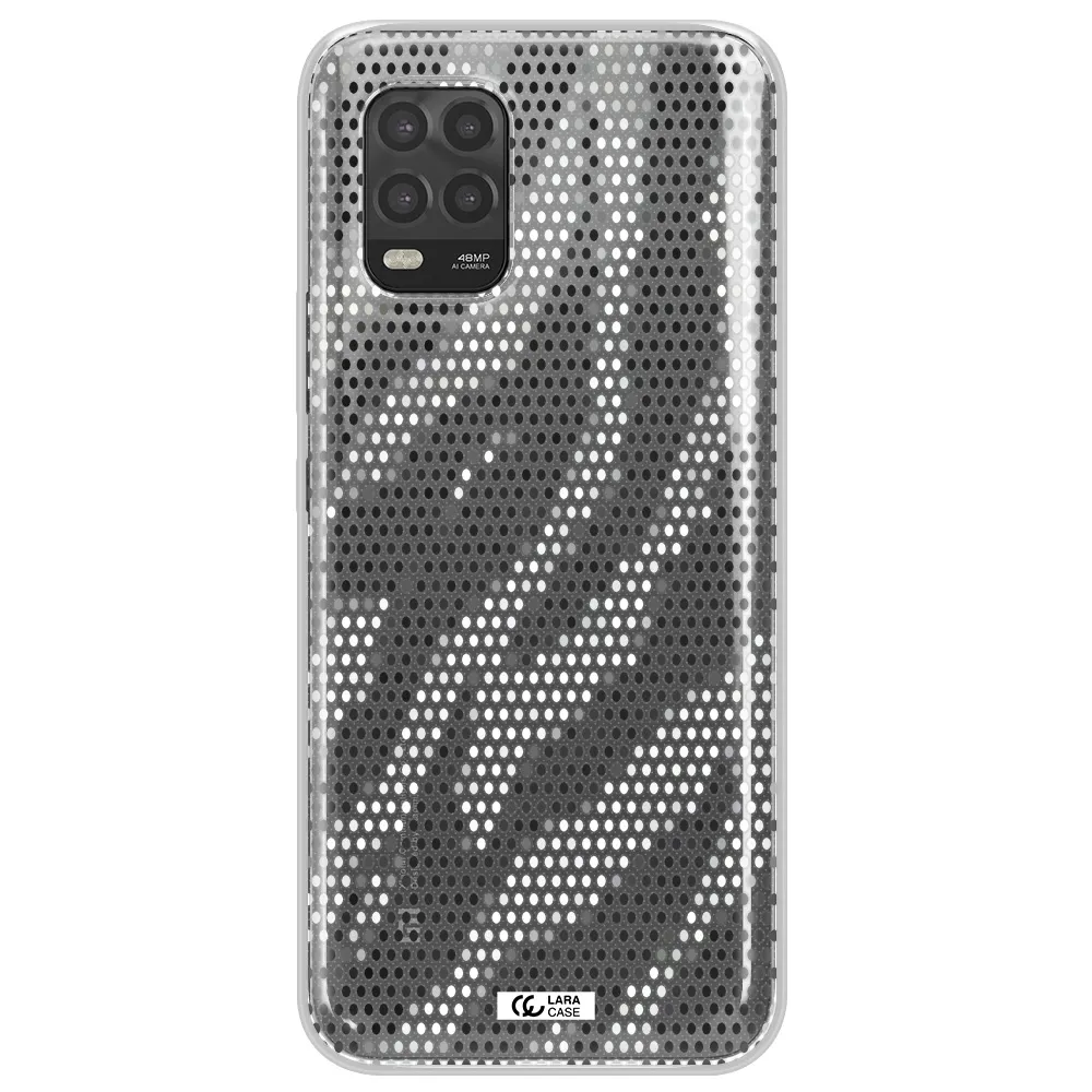 Zebra Dots Xiaomi Mi 10 Lite Clear TPU Case