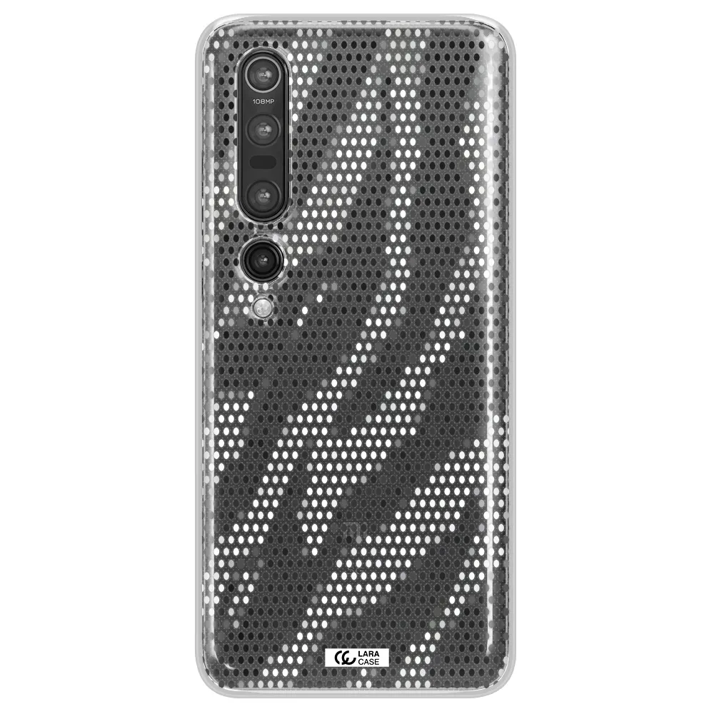Zebra Dots Xiaomi Mi 10 Pro Clear TPU Case