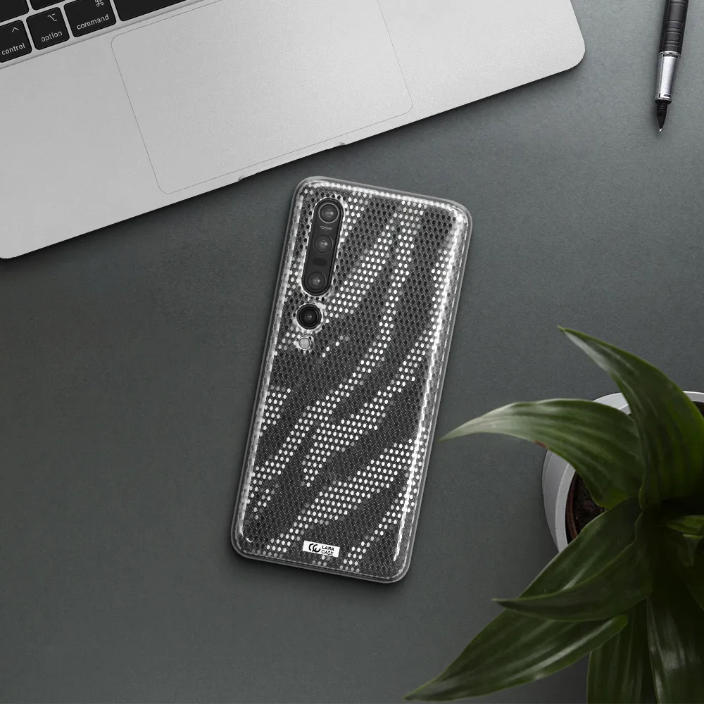 Zebra Dots Xiaomi Mi 10 Pro Clear TPU Case
