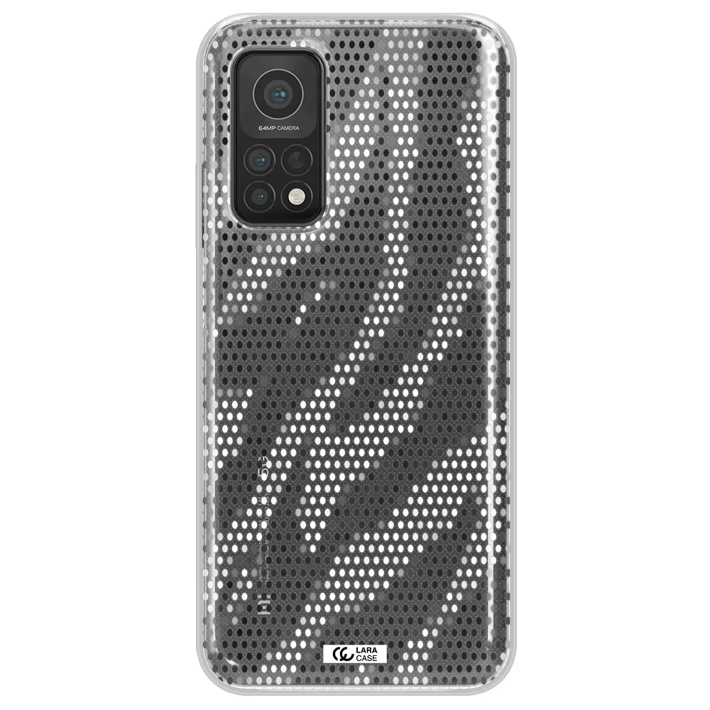 Zebra Dots Xiaomi Mi 10T Clear TPU Case