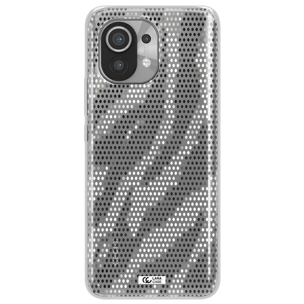 Zebra Dots Xiaomi Mi 11 Clear TPU Case