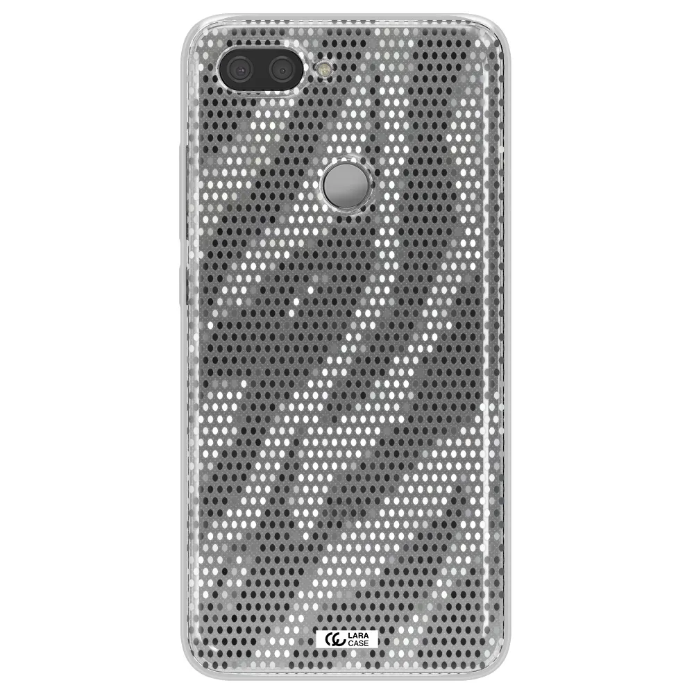 Zebra Dots Xiaomi Mi 8 Lite Clear TPU Case