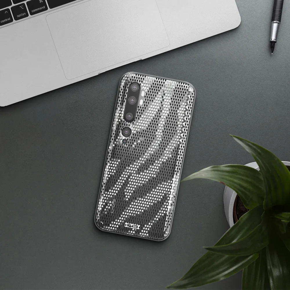 Zebra Dots Xiaomi Mi Note 10 Clear TPU Case