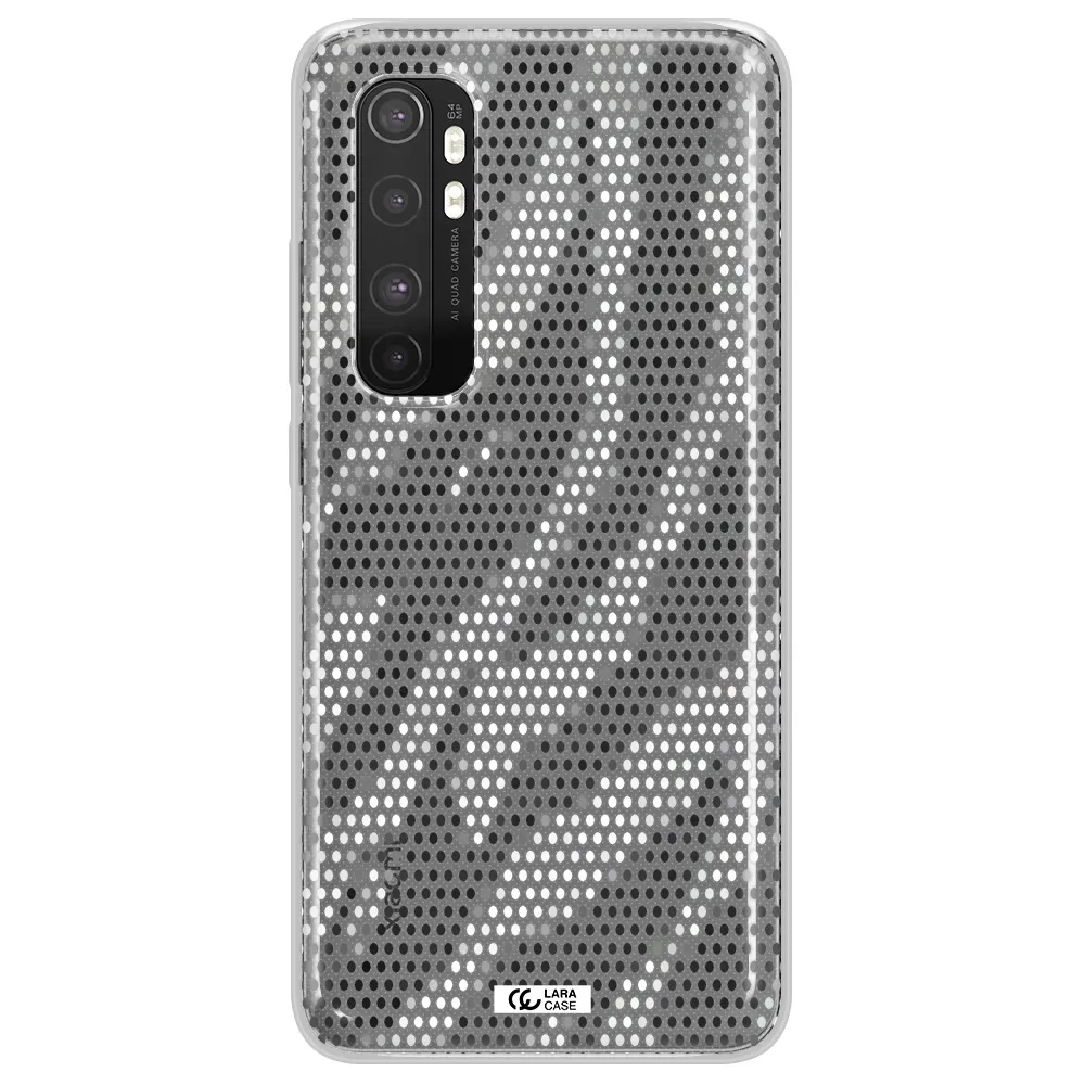 Zebra Dots Xiaomi Mi Note 10 Lite Clear TPU Case