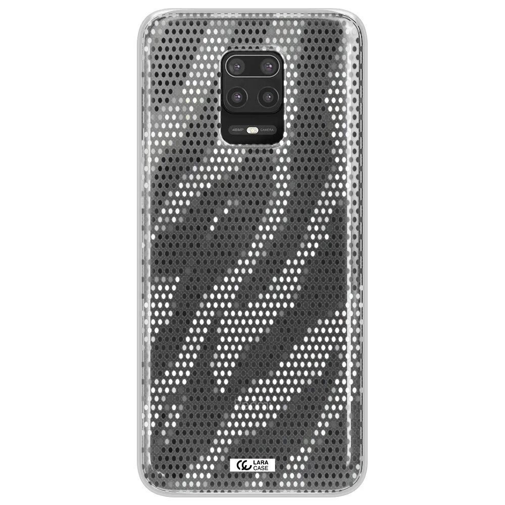 Zebra Dots Xiaomi Note 9S Clear TPU Case