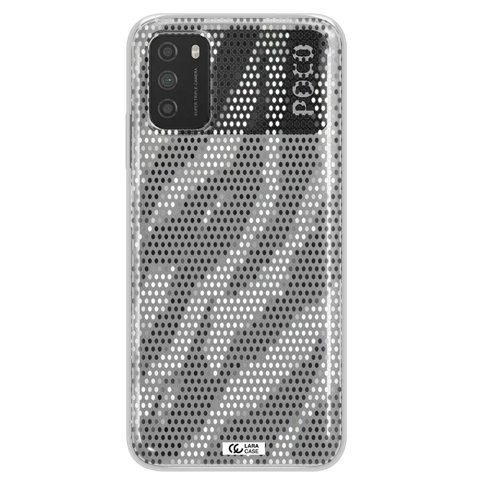 Zebra Dots Xiaomi Poco M3 Clear TPU Case