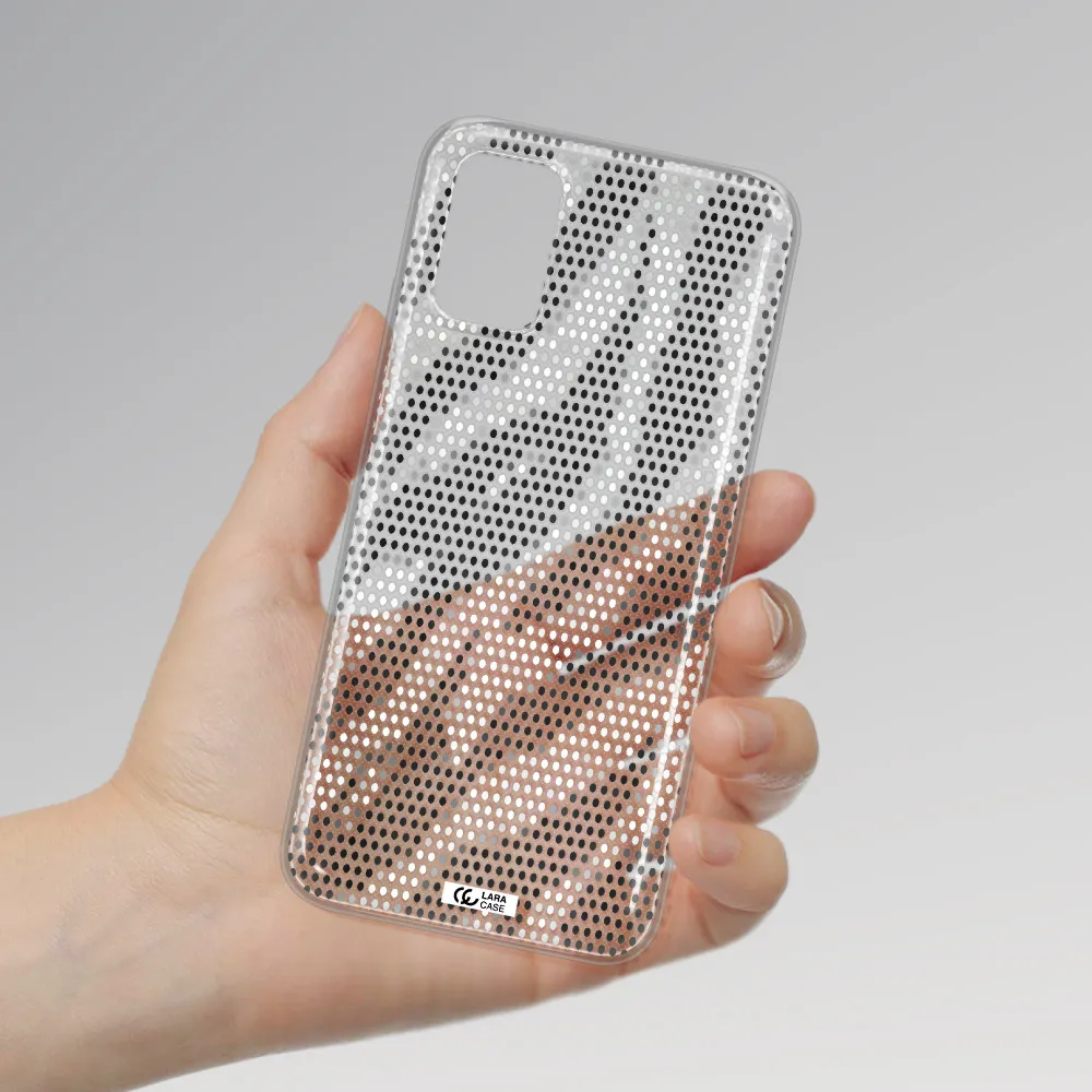 Zebra Dots Xiaomi Poco M3 Clear TPU Case