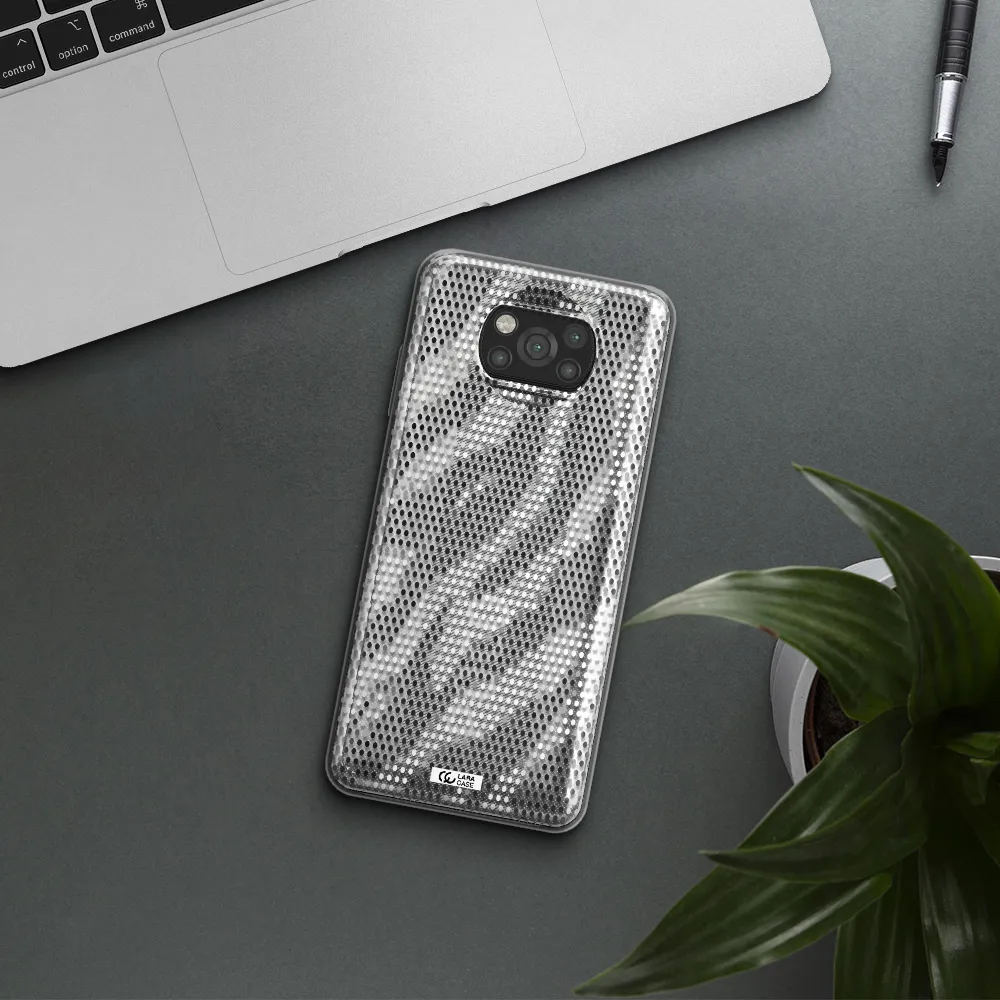 Zebra Dots Xiaomi Poco X3 Clear TPU Case