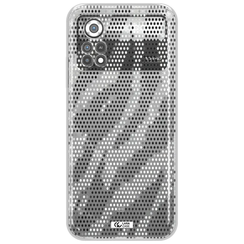 Zebra Dots Xiaomi Poco X4 Pro Clear TPU Case