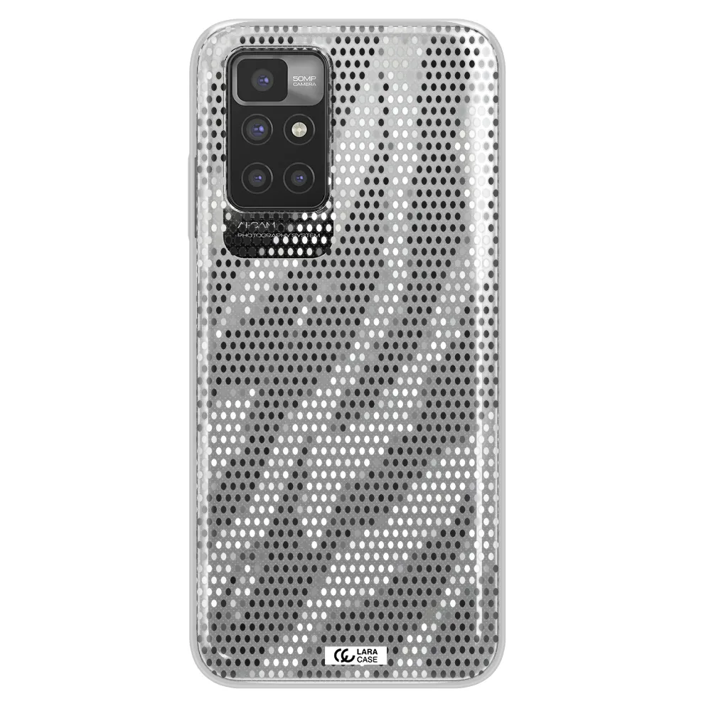 Zebra Dots Xiaomi Redmi 10 Clear TPU Case