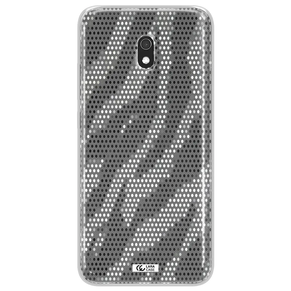 Zebra Dots Xiaomi Redmi 8A Clear TPU Case