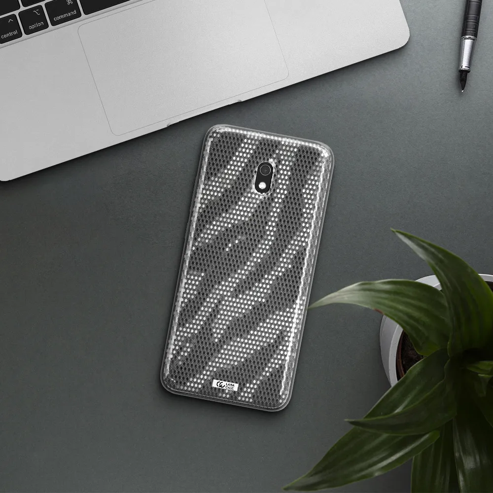Zebra Dots Xiaomi Redmi 8A Clear TPU Case