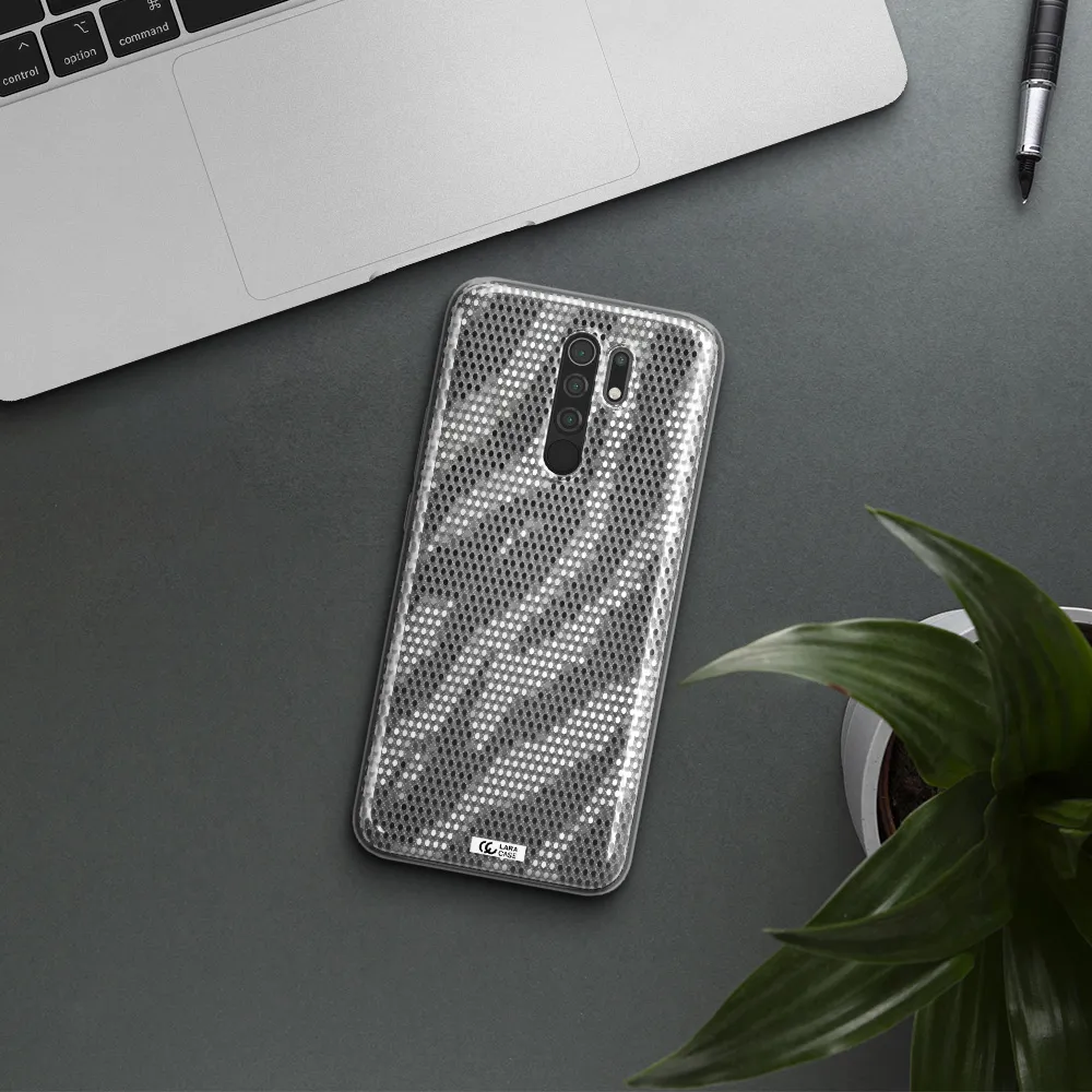 Zebra Dots Xiaomi Redmi 9 Clear TPU Case