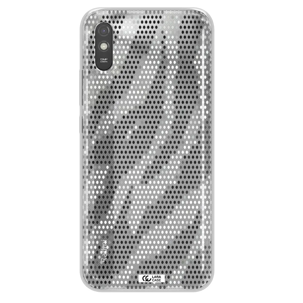 Zebra Dots Xiaomi Redmi 9A Clear TPU Case