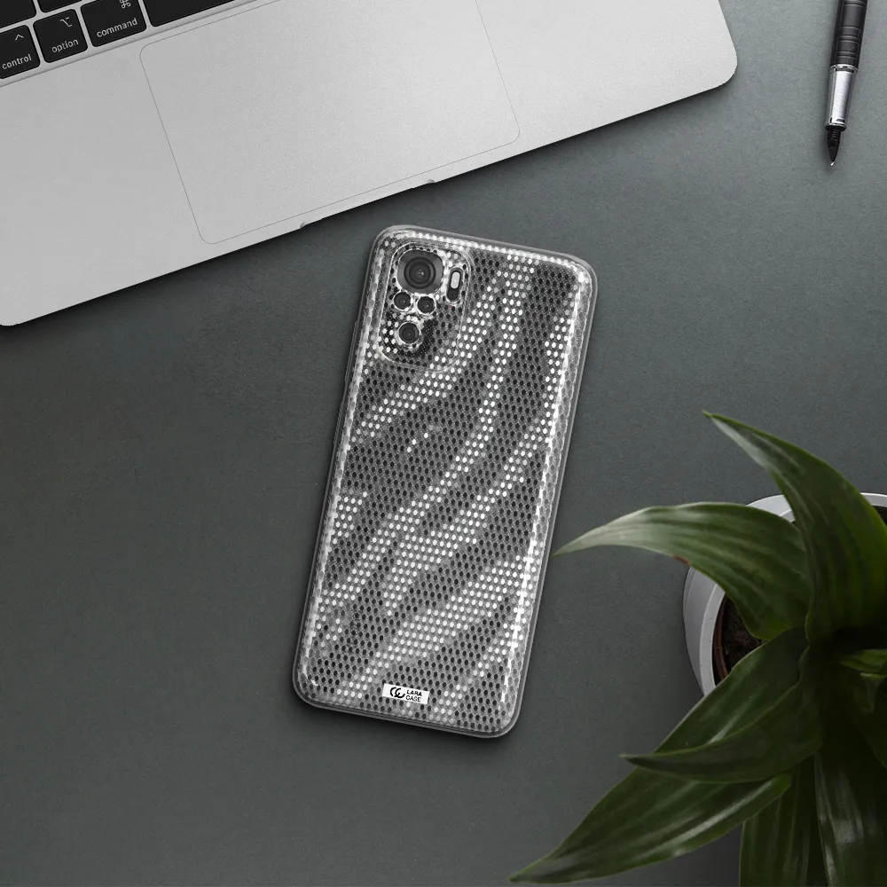 Zebra Dots Xiaomi Redmi Note 10S Clear Tpu Case