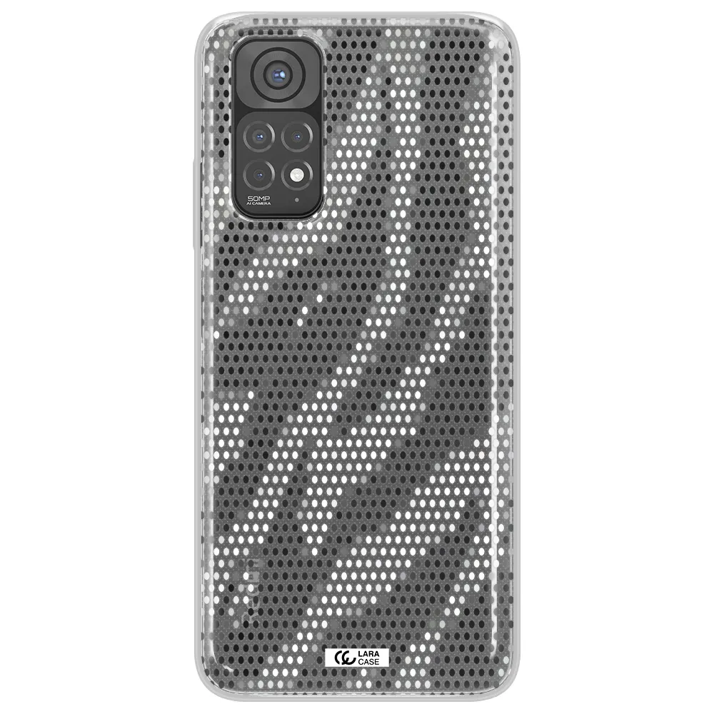 Zebra Dots Xiaomi Redmi Note 11 Clear TPU Case