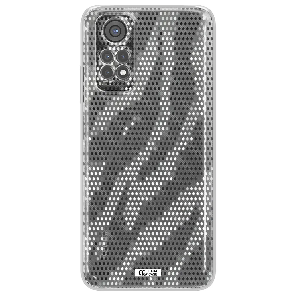 Zebra Dots Xiaomi Redmi Note 11S Clear Tpu Case