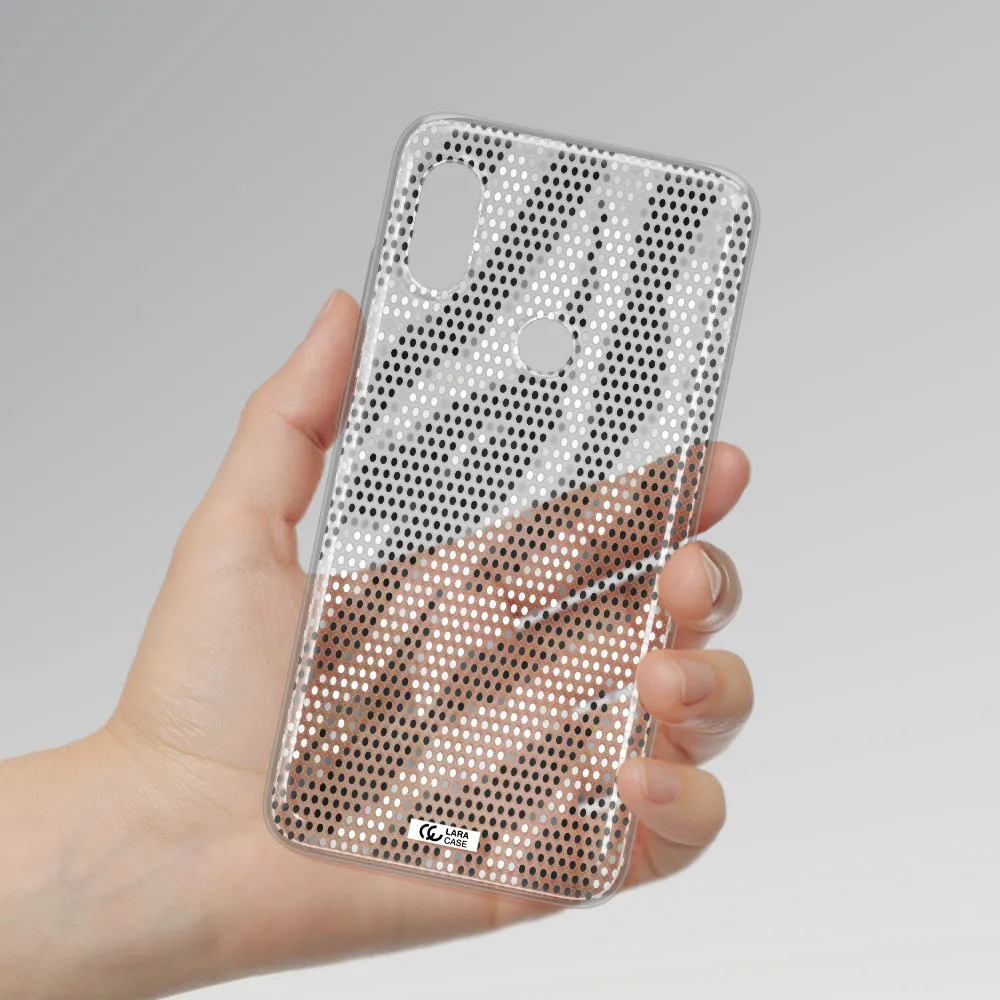 Zebra Dots Xiaomi Redmi Note 6 Pro Clear TPU Case
