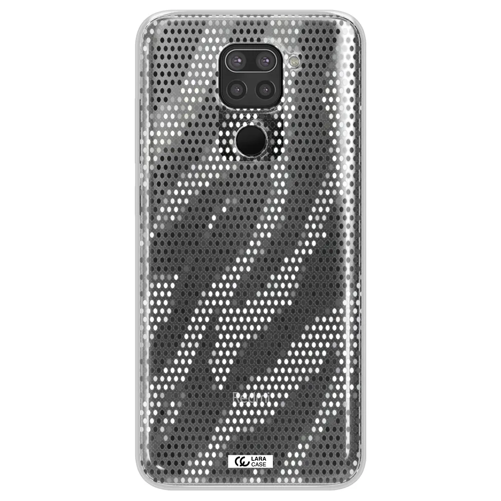 Zebra Dots Xiaomi Redmi Note 9 Clear TPU Case