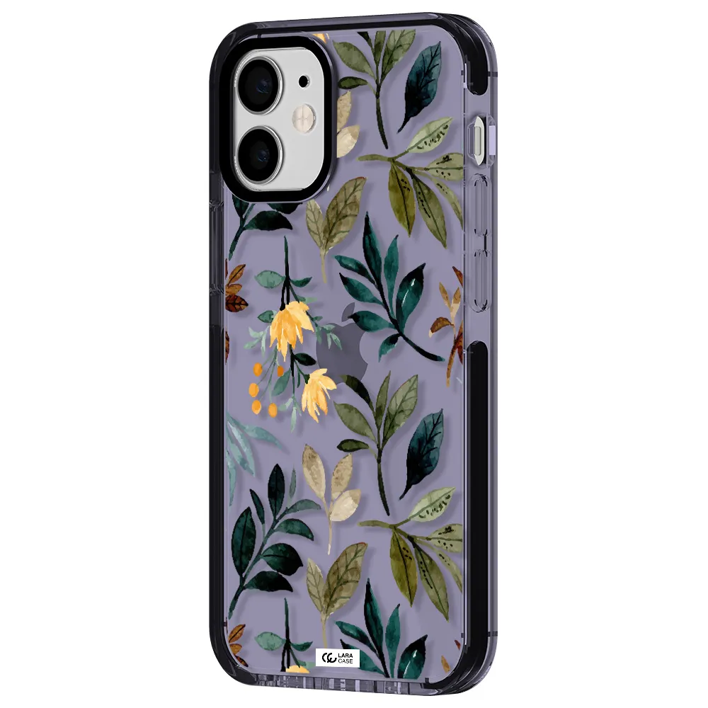 Fall Flowers Apple iPhone 12 mini impact Lilac Case