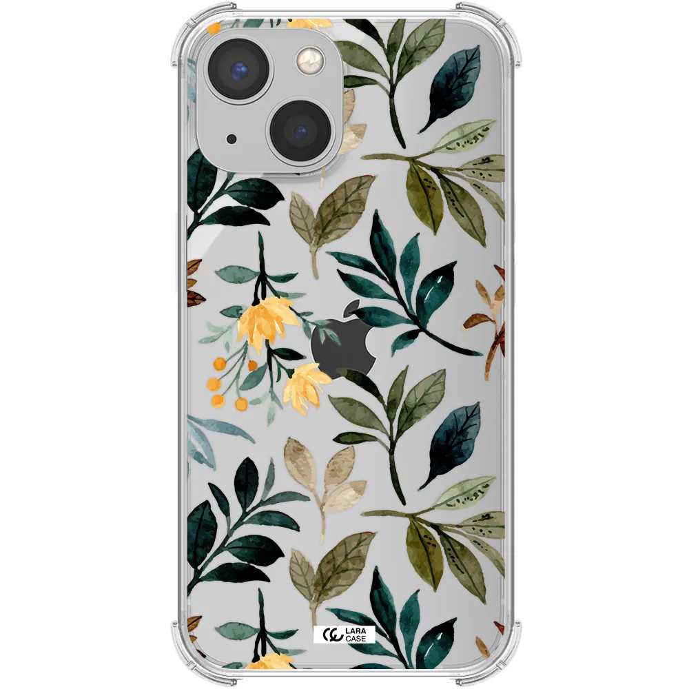 Fall Flowers Apple iPhone 13 Clear PC Case