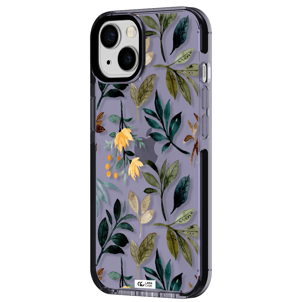Fall Flowers Apple iPhone 13 impact Lilac Case